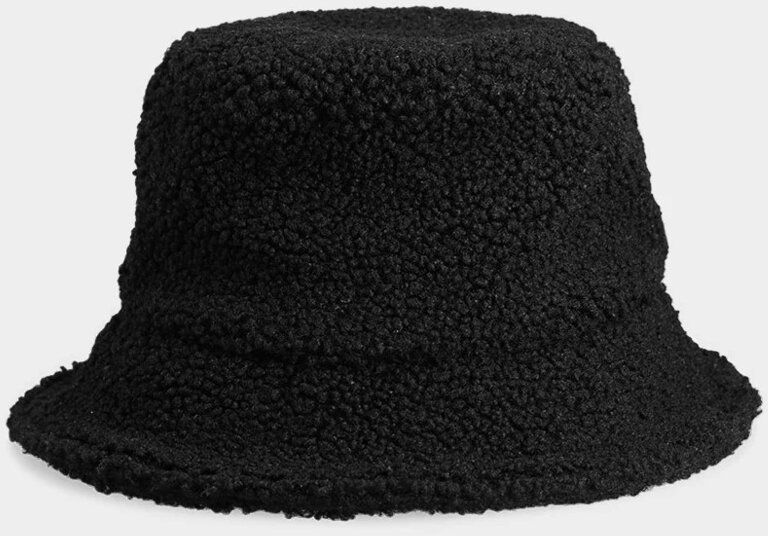 BUCKET HAT Plush Women's 4F Black
