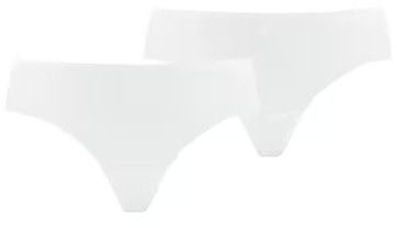 2PACK women's thong Puma white