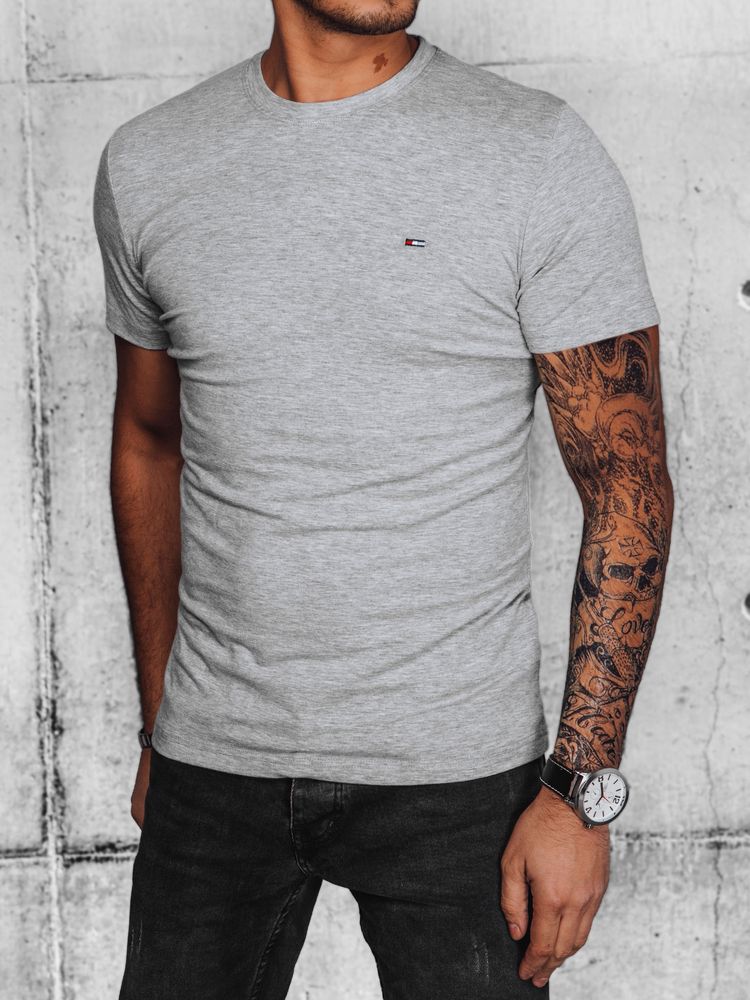 Men's grey T-shirt Dstreet