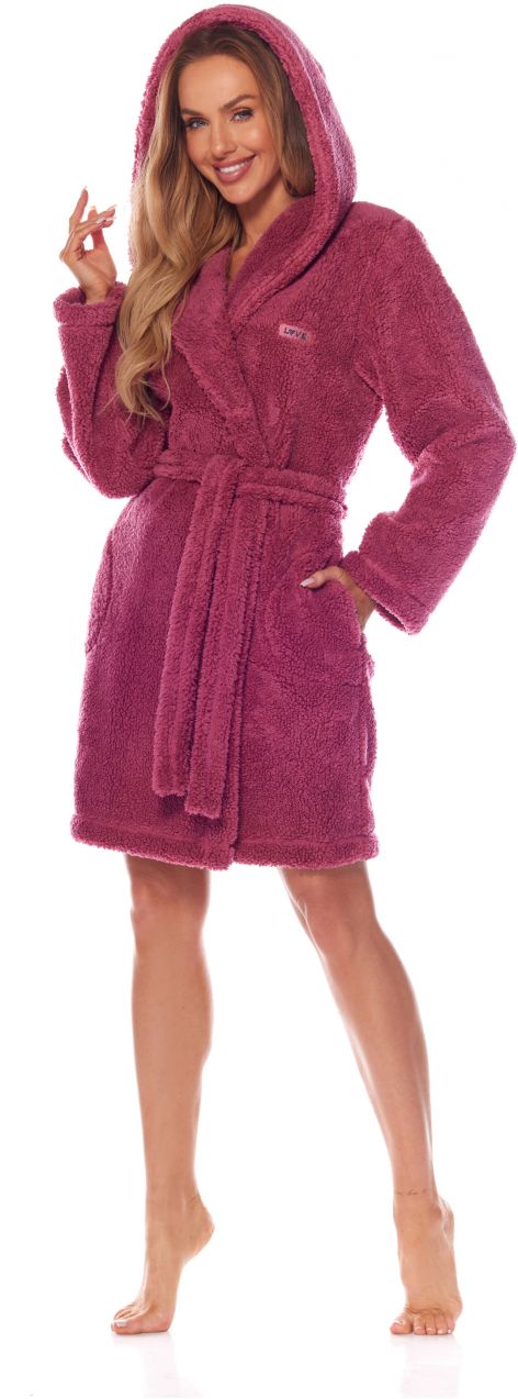 Dámsky župan L&L Dusty Pink