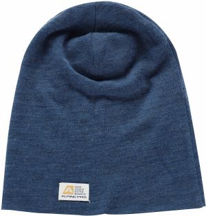 Alpine Pro Tmavomodrá zimná čiapka z merino vlny ALPINE PRE Bedade