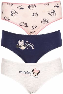 3PACK Dievčenské nohavičky E plus M Minnie viacfarebné