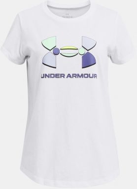 Čierne dievčenské tričko Under Armour UA Colorblock BL