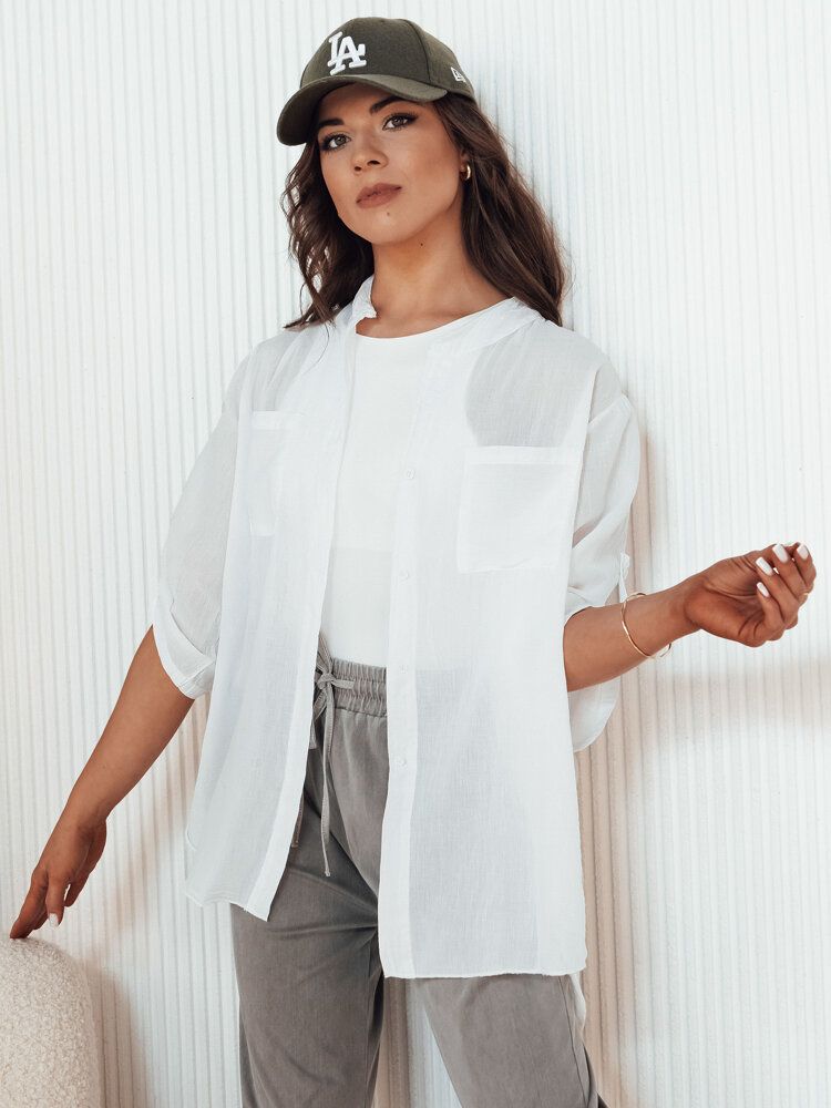 GOLANS women's shirt white Dstreet