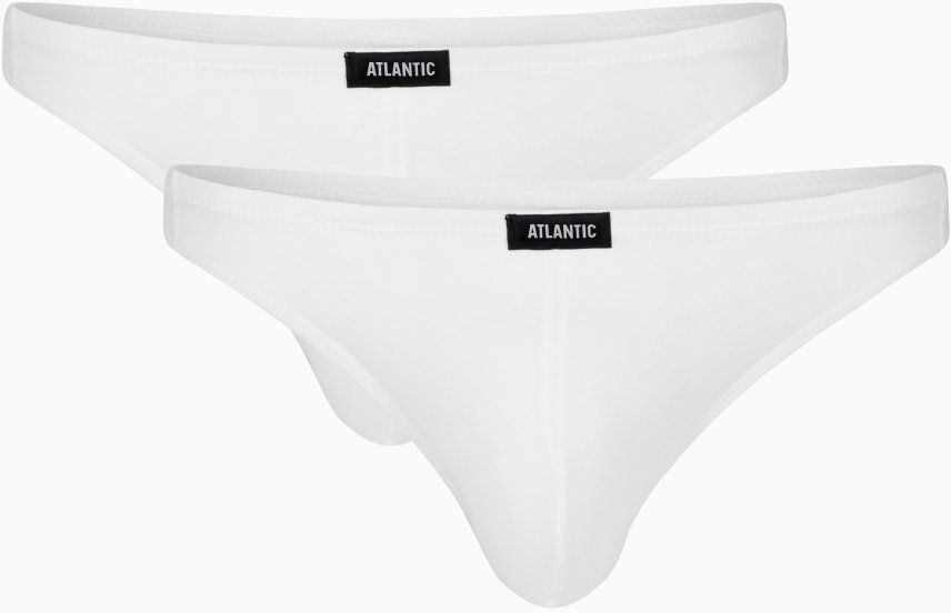 Men's thongs ATLANTIC 2Pack - white
