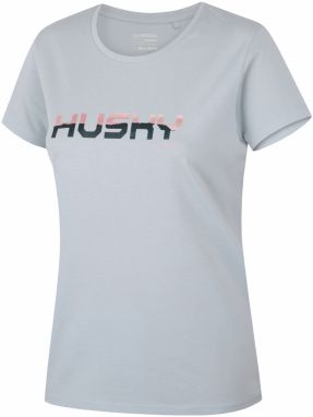Women's cotton T-shirt HUSKY Tee Wild L light grey