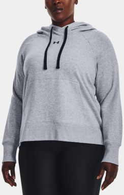 Sivá dámska mikina s kapucňou Under Armour Rival Fleece HB Hoodie