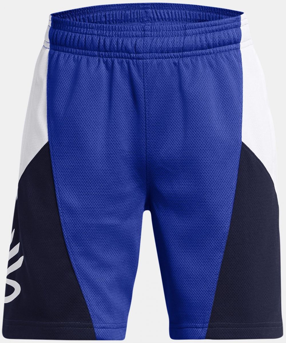 Tmavomodré športové kraťasy Under Armour Curry Boys Splash Short