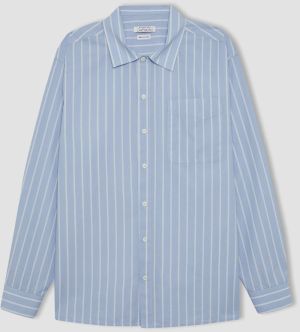 DEFACTO Relax Fit Striped Long Sleeve Shirt