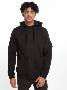 Zip-up sweatshirt black