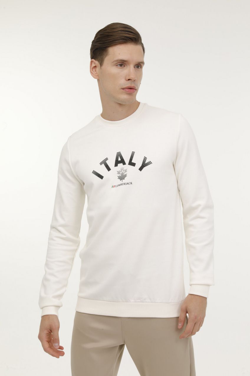 Lumberjack ML ROBERT 16ITLY72 3PR WHITE Man Sweatshirt