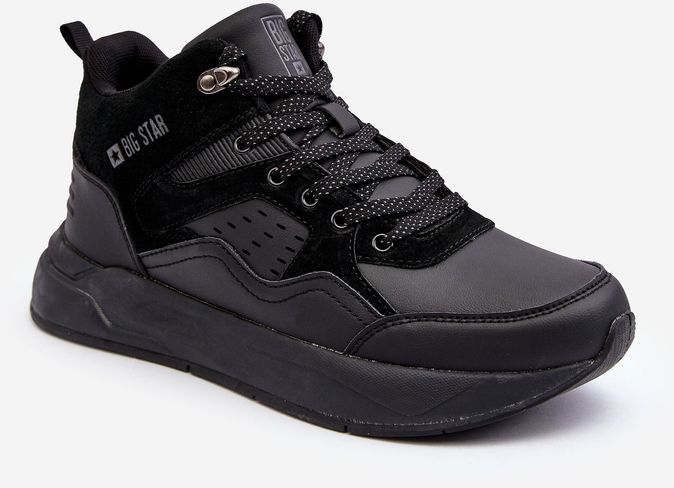 Insulated Men's Sports Shoes Black Big Star
