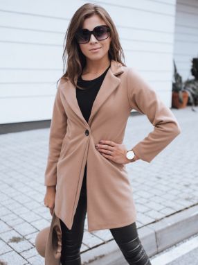 Women's coat LUGI, camel Dstreet
