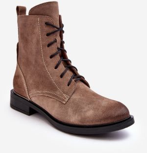 Comfortable suede insulated shoes Light brown Lemar Revin