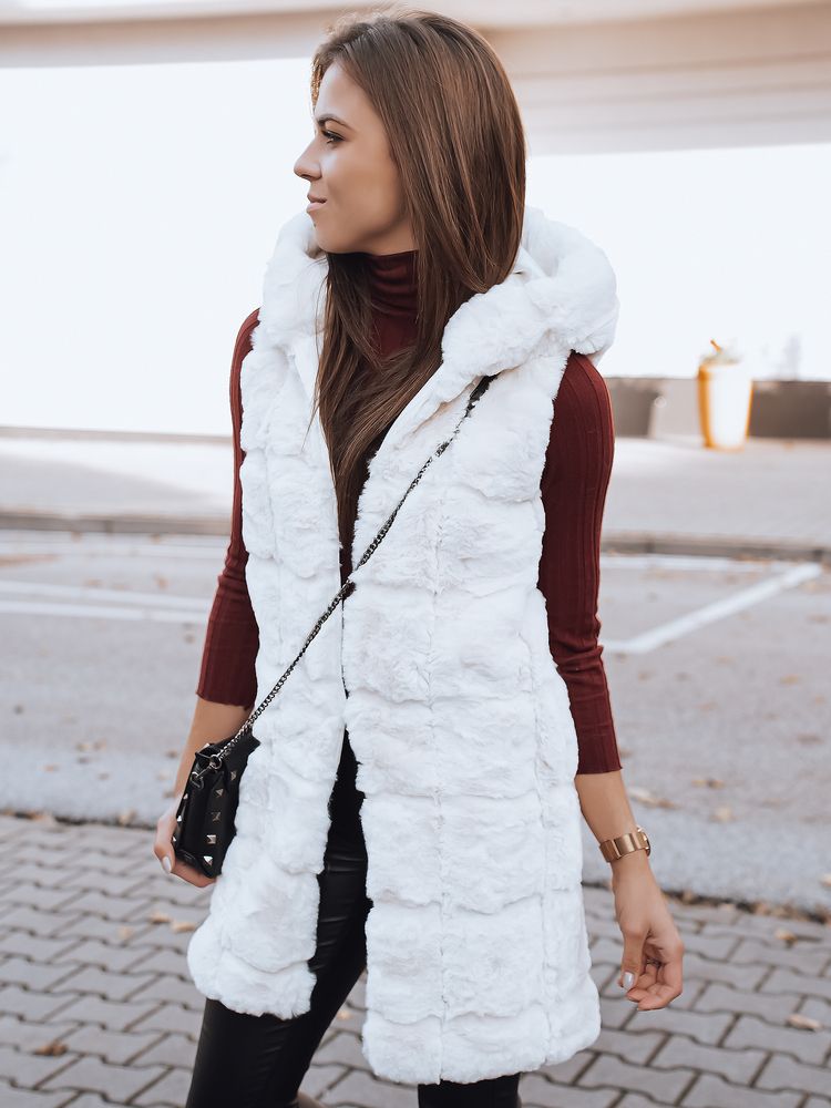 LUISA Women's Vest White Dstreet