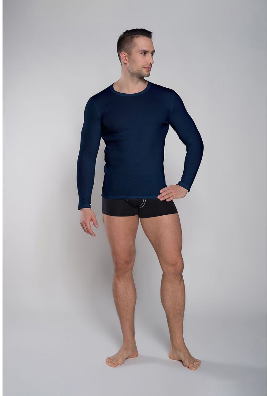 Long Sleeve Paco T-Shirt - Navy Blue