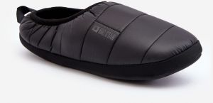 Men's Insulated Slippers Black Big Star