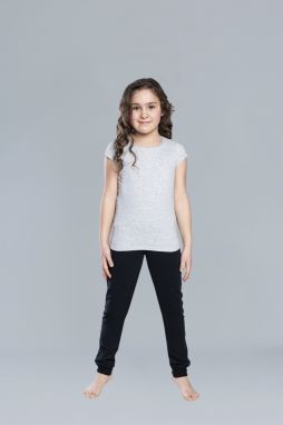 Tola Short Sleeve T-Shirt for Girls - melange