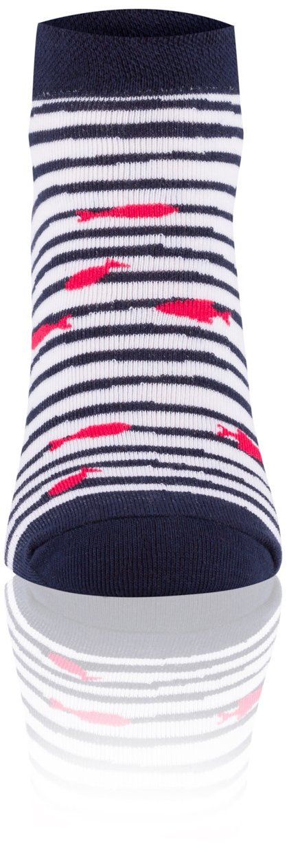 FISH Socks - Dark Blue/White/Red