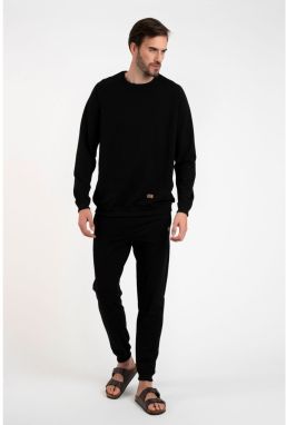 Men's Hector tracksuit, long sleeves, long pants - black