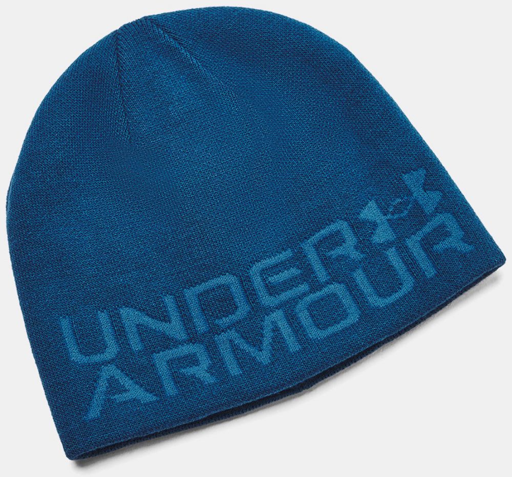 Modrá obojstranná čiapka Under Armour Reversible Halftime Beanie