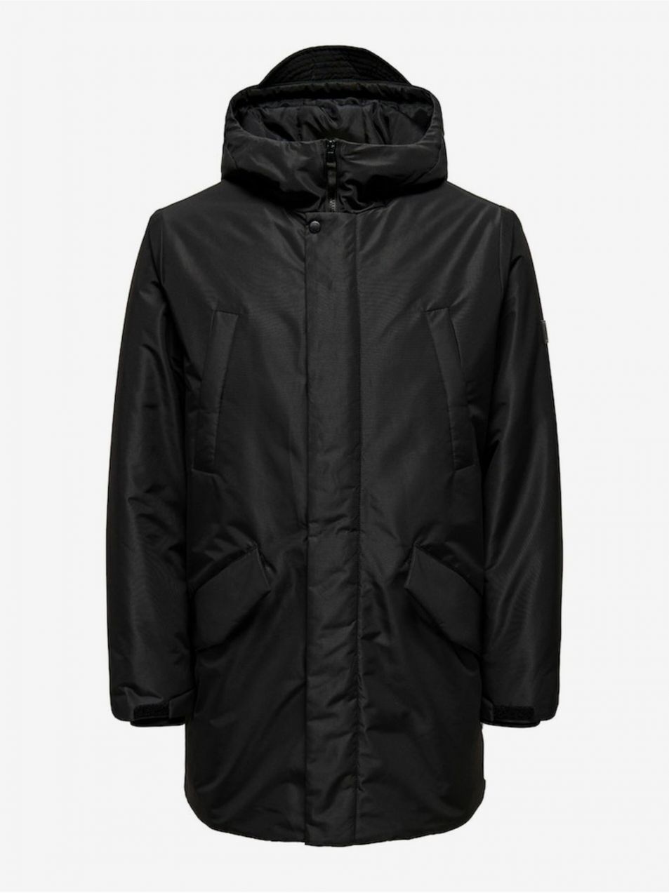 Čierna pánska zimná parka ONLY & SONS Carl