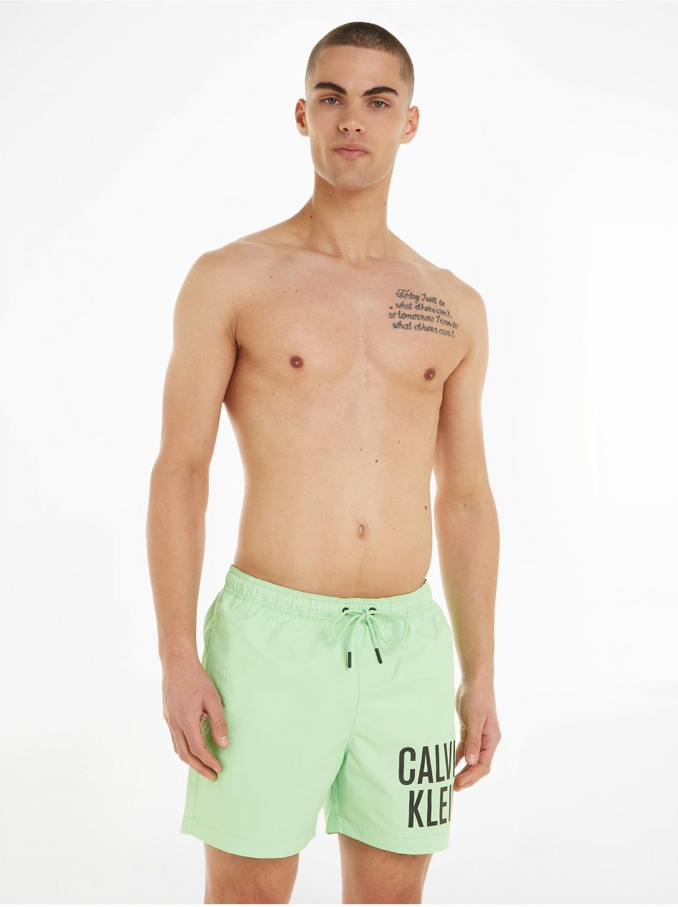 Plavky pre mužov Calvin Klein Underwear - svetlozelená