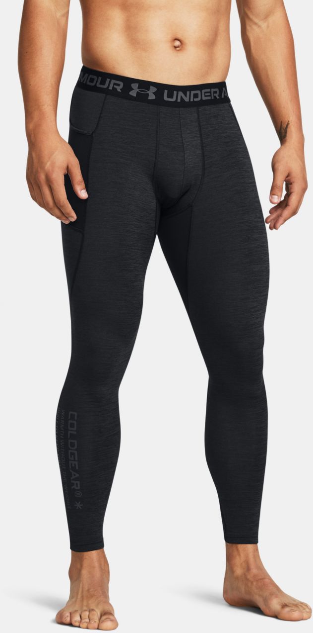 Čierne športové legíny Under Armour UA CG Armour Twist Lgs