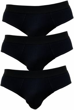3PACK men's briefs Nedeto black