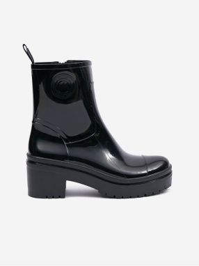 Čierne dámske členkové čižmy Michael Kors Karis