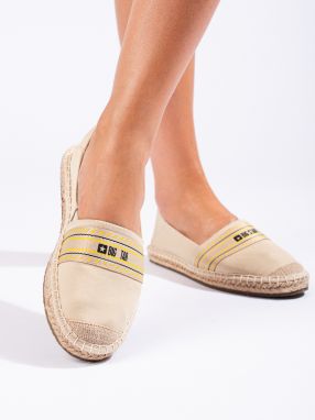 BIG STAR SHOES Béžové dámske espadrilky BIG STAR LL274895