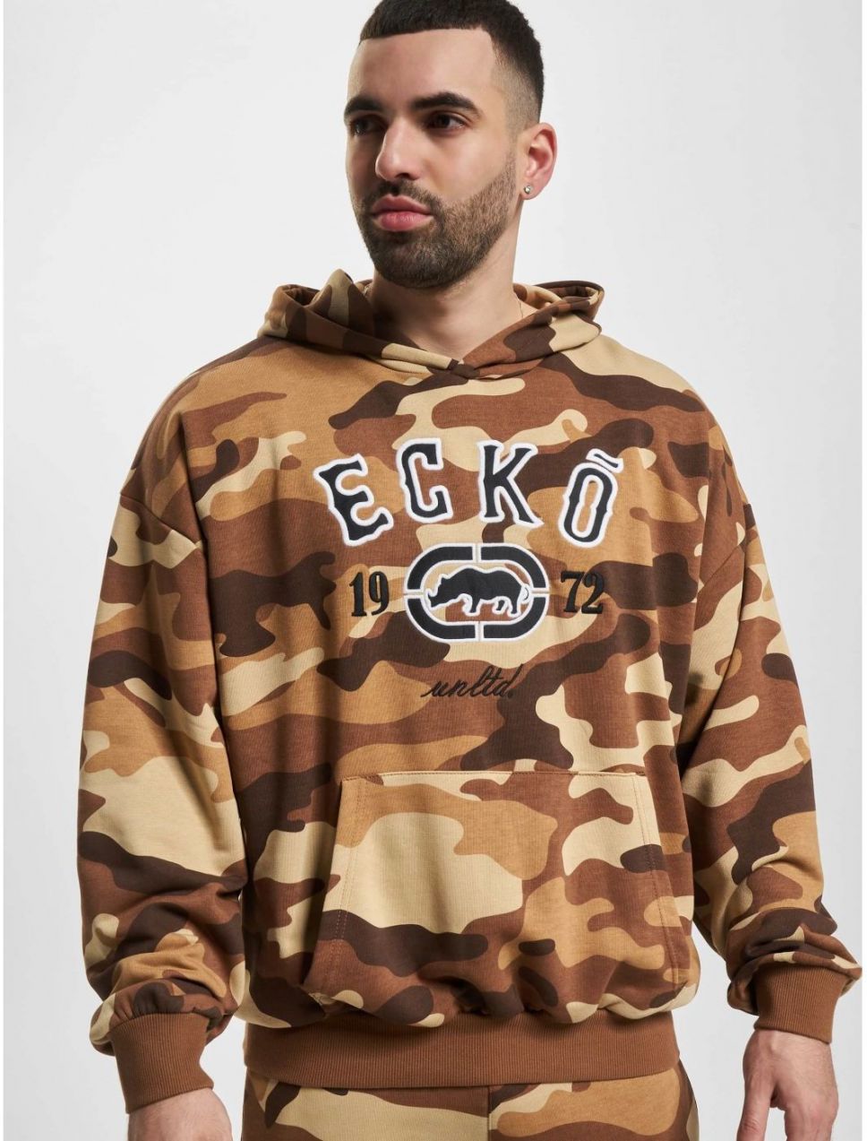 Společnost Ecko Unltd. Brown with hood