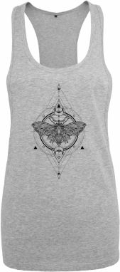 Women's T-Shirt Moth Tee Heather Grey