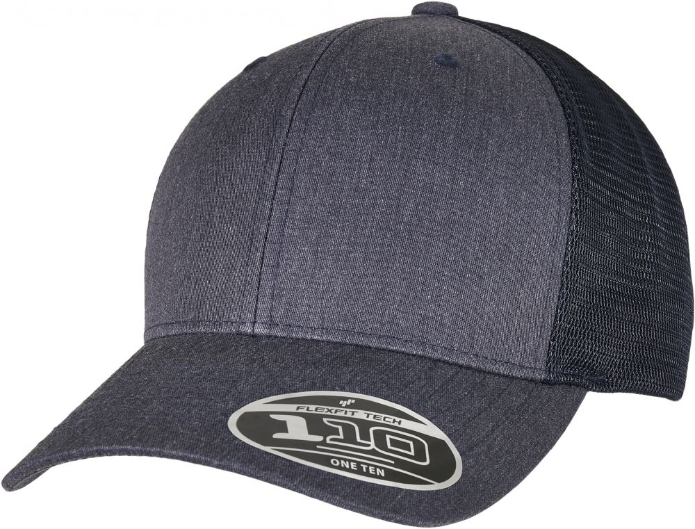 110 Flexfit Melange Trucker heather/navy