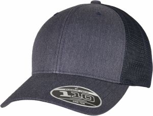 110 Flexfit Melange Trucker heather/navy