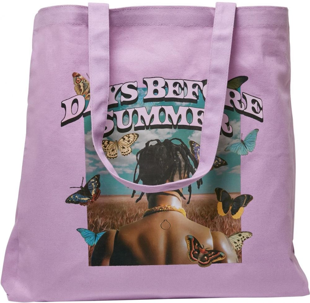 Days Before Summer Oversize Canvas Tote Bag lilac