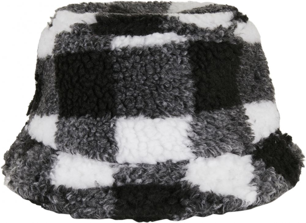 Sherpa Check Bucket Hat White/Black