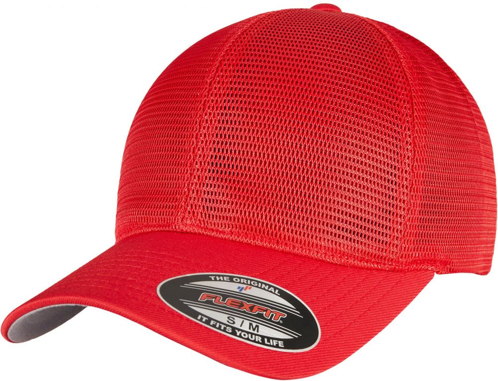 Čiapka FLEXFIT 360 OMNIMESH červená