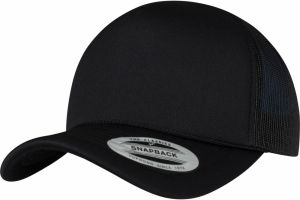 Foam Trucker Cap Curved Visor blk/blk/blk