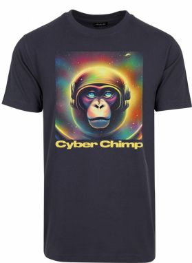 Cyber Chimp Tee Navy