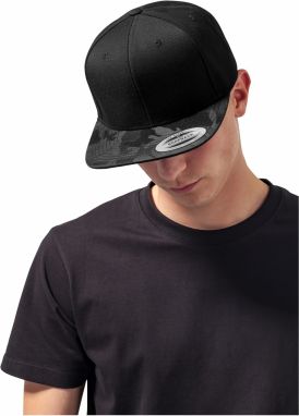 Camo Visor Snapback Black Camouflage