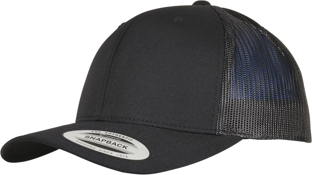 Recycled polyester Trucker Cap Black