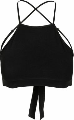 Women's triangle top black