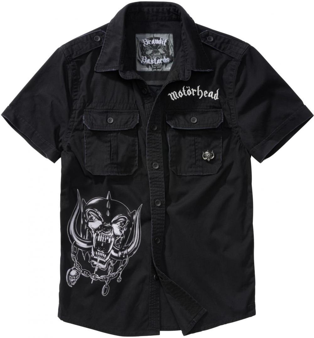 Motörhead Vintage 1/2 Sleeve Shirt Black