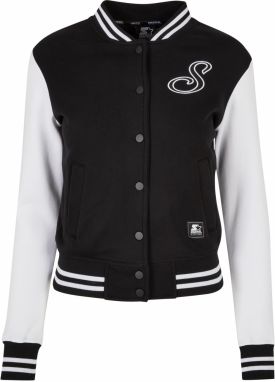 Women's Starter Sweat College Jacket Black/White