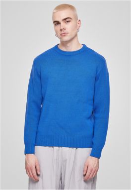 Heavy oversized royal sweater