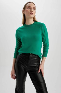 DEFACTO Regular Fit Crew Neck pulóver