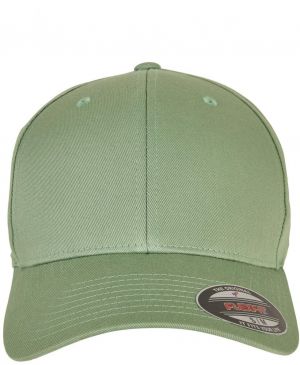 Wooly Combed Green Cap