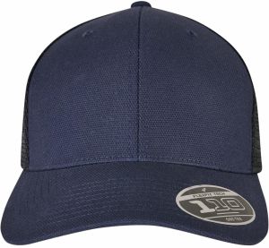 110 Structured Canvas Trucker Nautical/Black