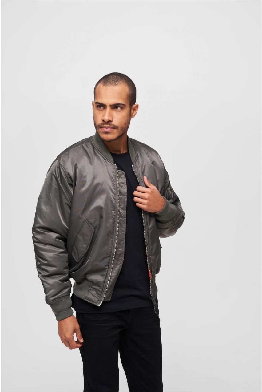 MA1 Charcoal Bomber Jacket